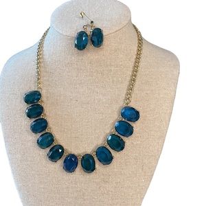 Statement Necklace with Earrings
